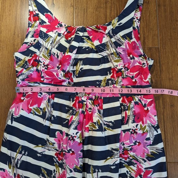 Motherhood Maternity Striped Floral Dress - Picture 6 of 11